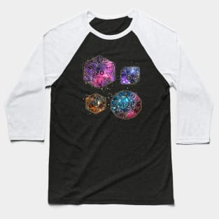 Galaxy Dice Set Baseball T-Shirt